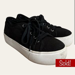 Platform Canvas Sneakers